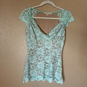 Boston Proper Lace Top